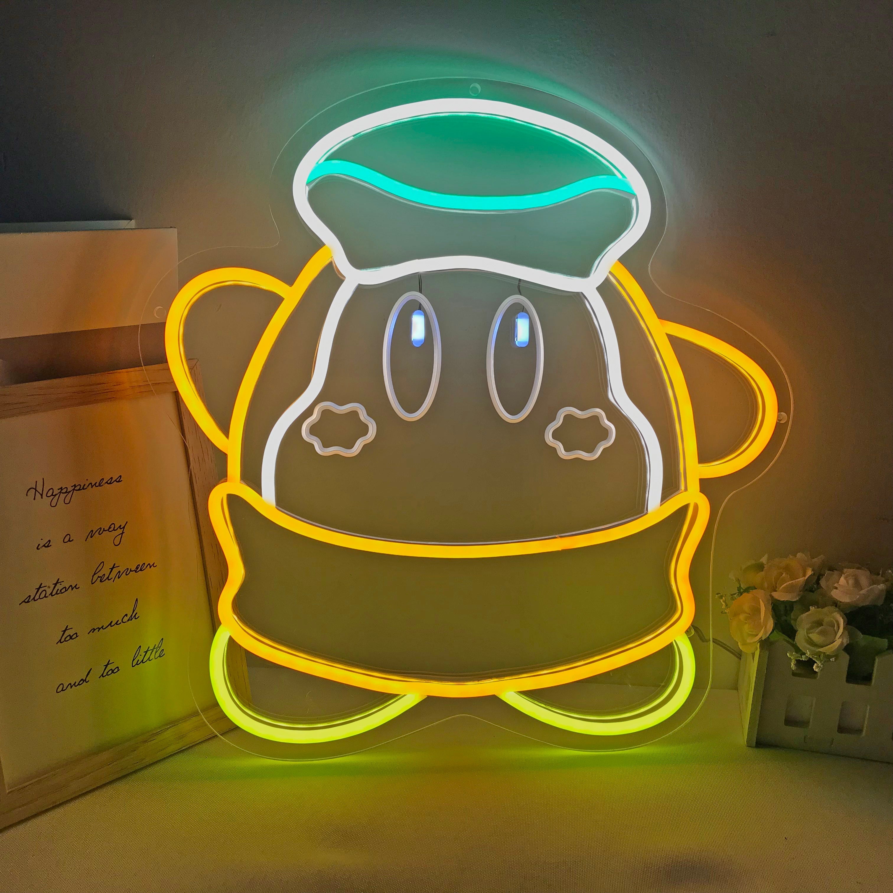"Luma Star, Spiel Wandkunst" Mini Neonschrift