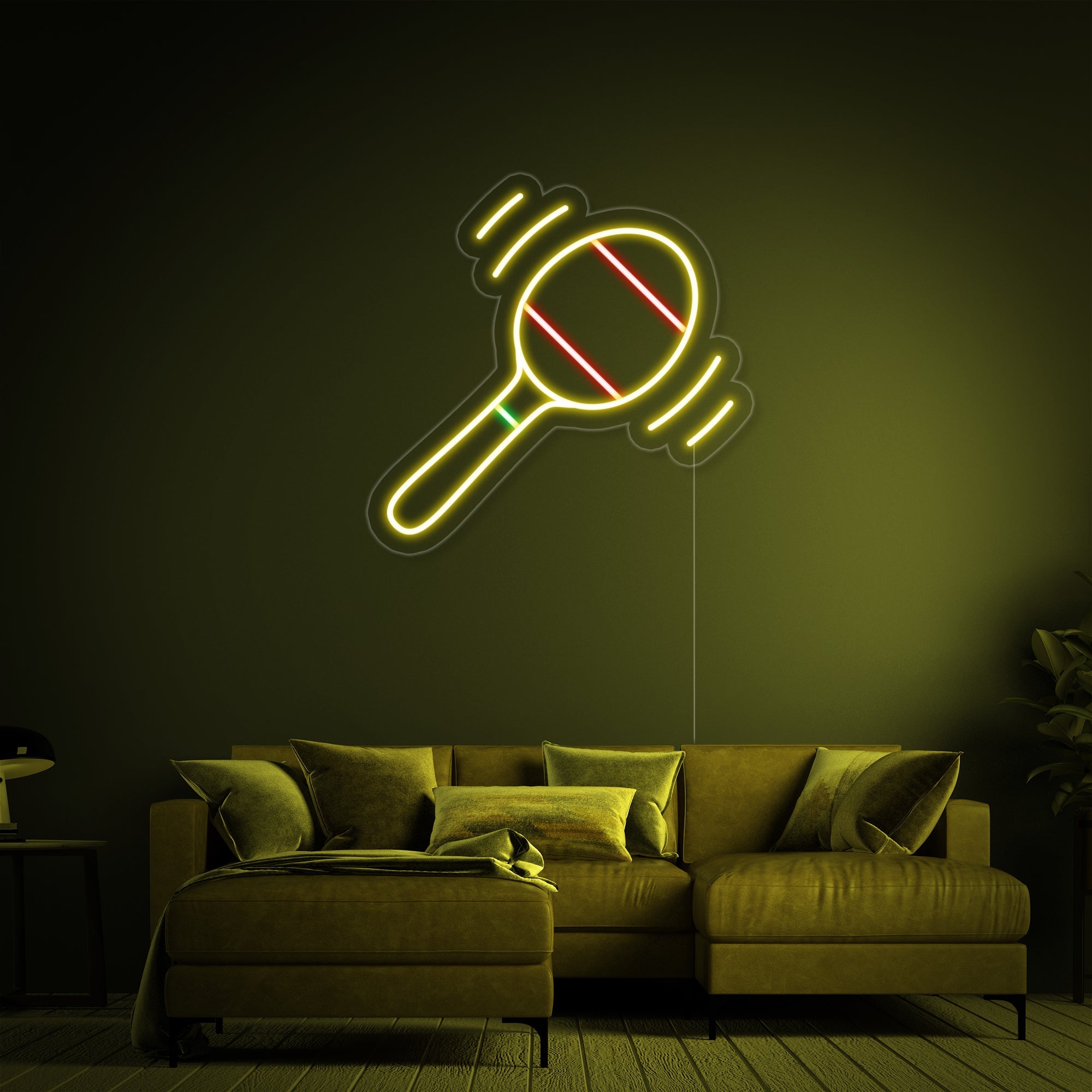 "Maracas" Neonschrift
