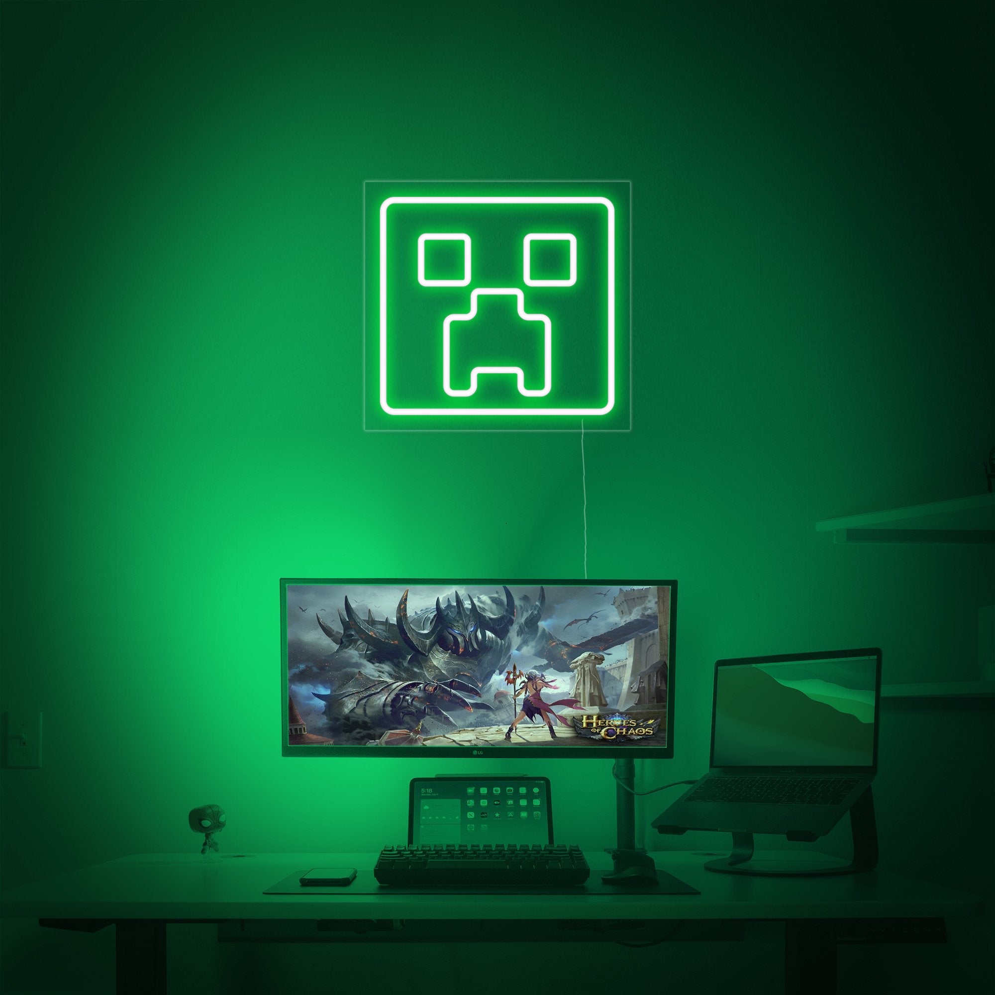 "Mcraft, Mcraft Zimmerdekor" Neonschrift