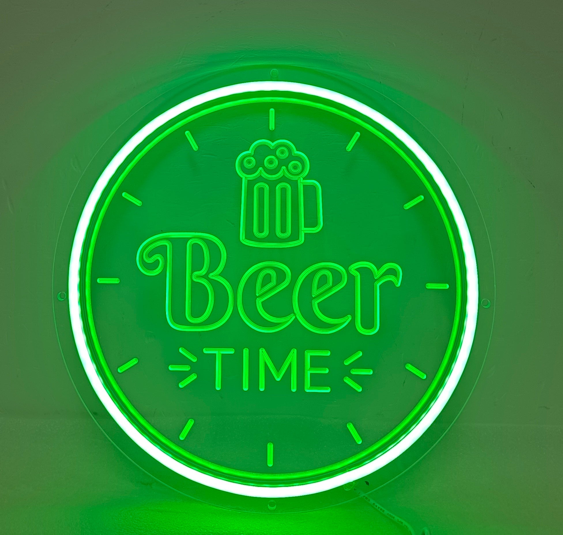 "Blitzschädel" Mini-Neonschild