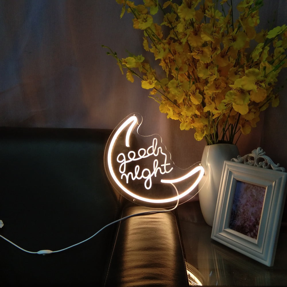 "Mond Stern" USB Mini LED Neonschrift