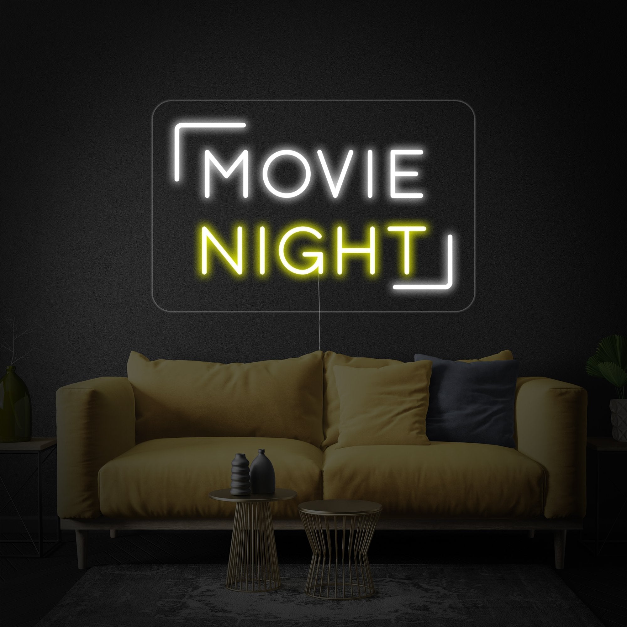 "Movie Night" Neonschrift
