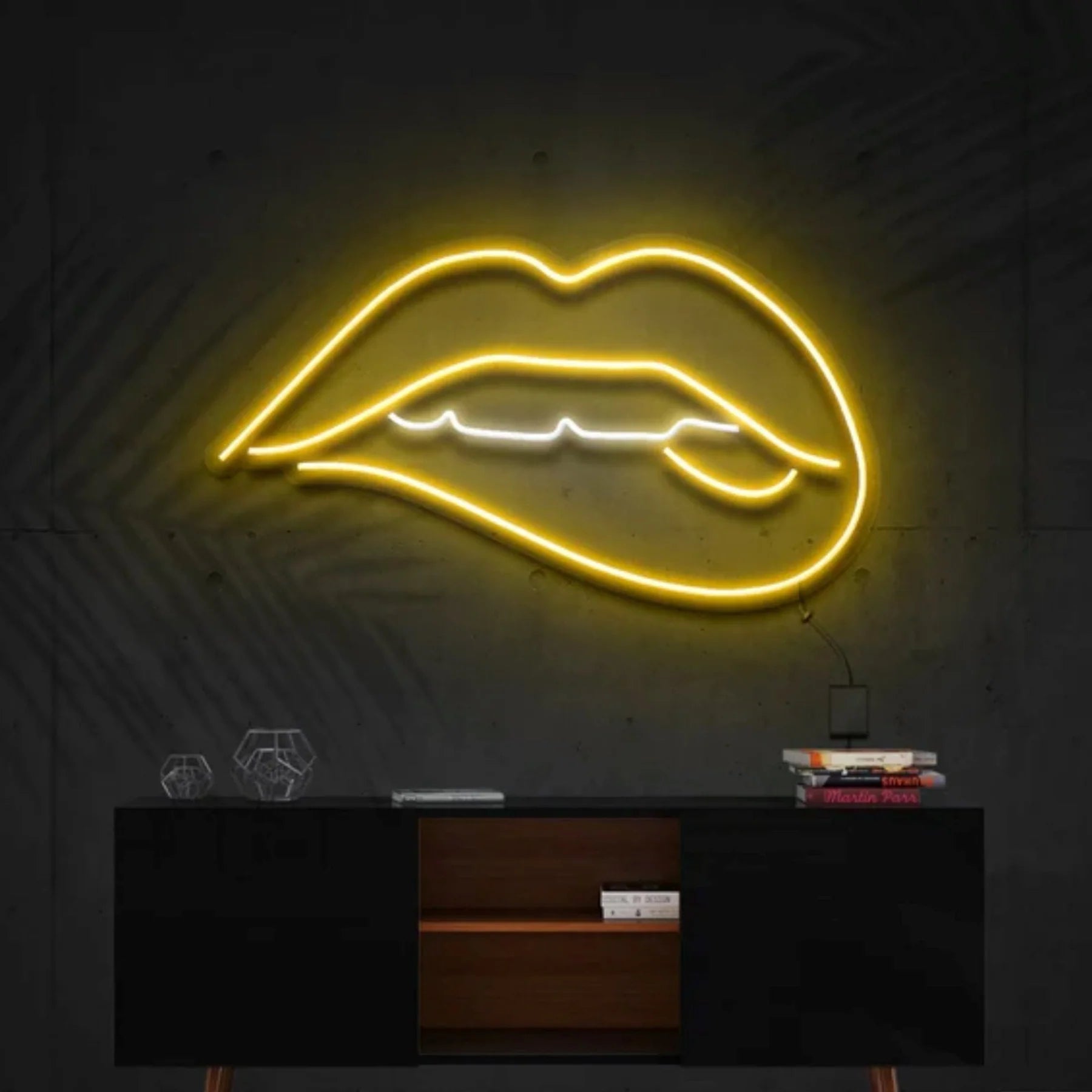 Mundstück speichert Neonlichter 2