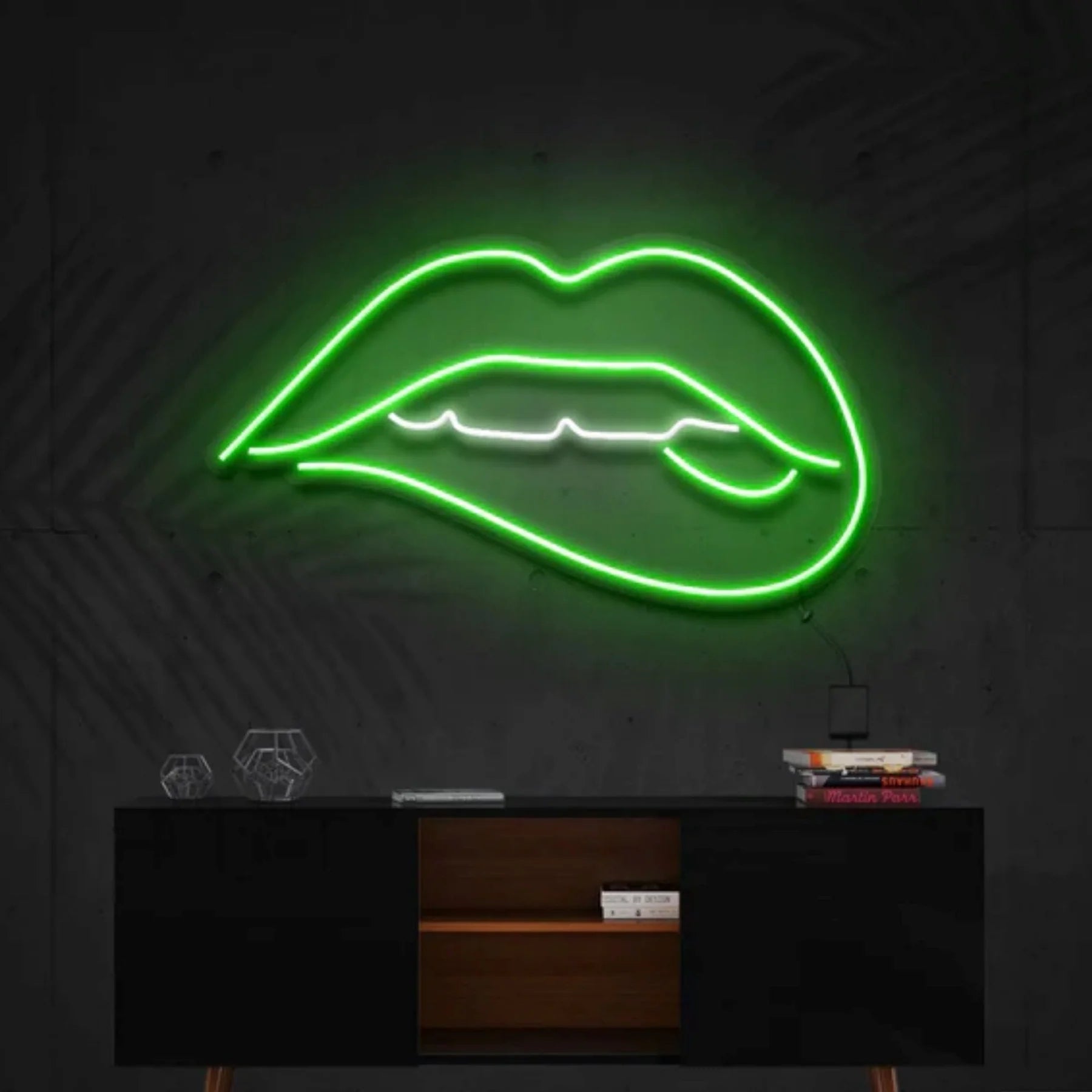 Mundstück speichert Neonlichter 2