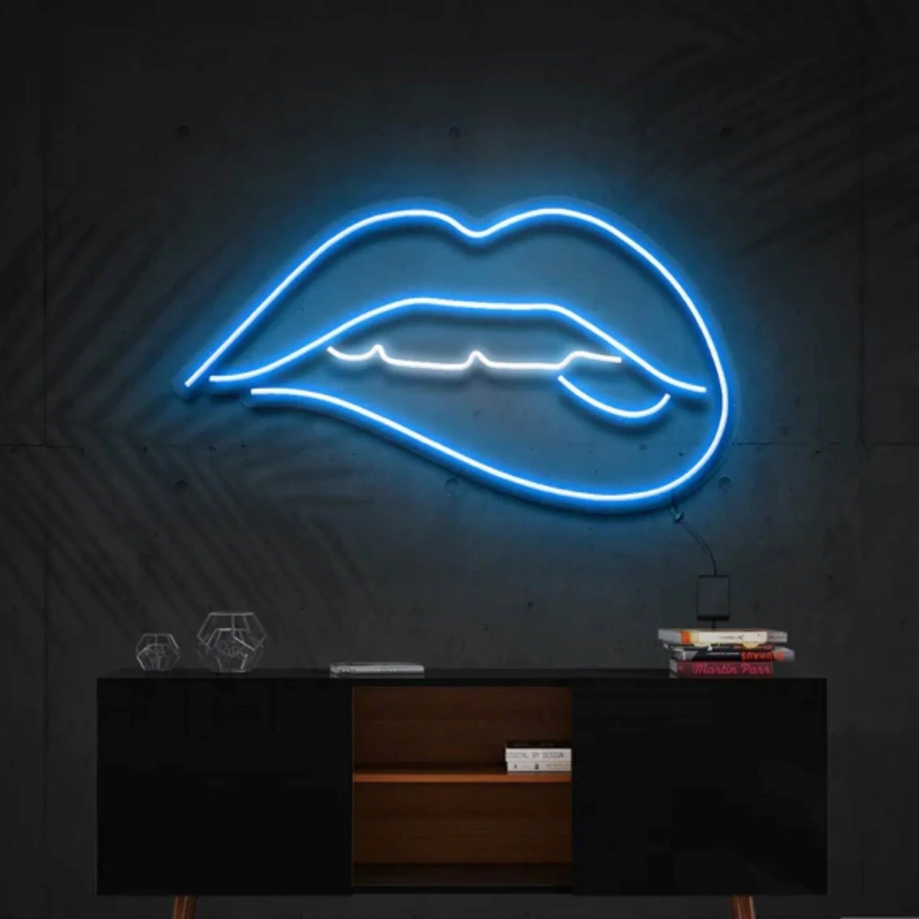 Mundstück speichert Neonlichter 2