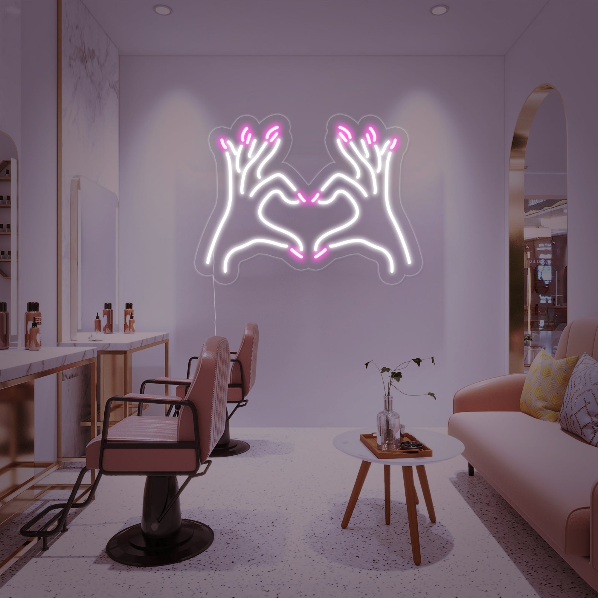 "Nagelstudio" Neonschrift