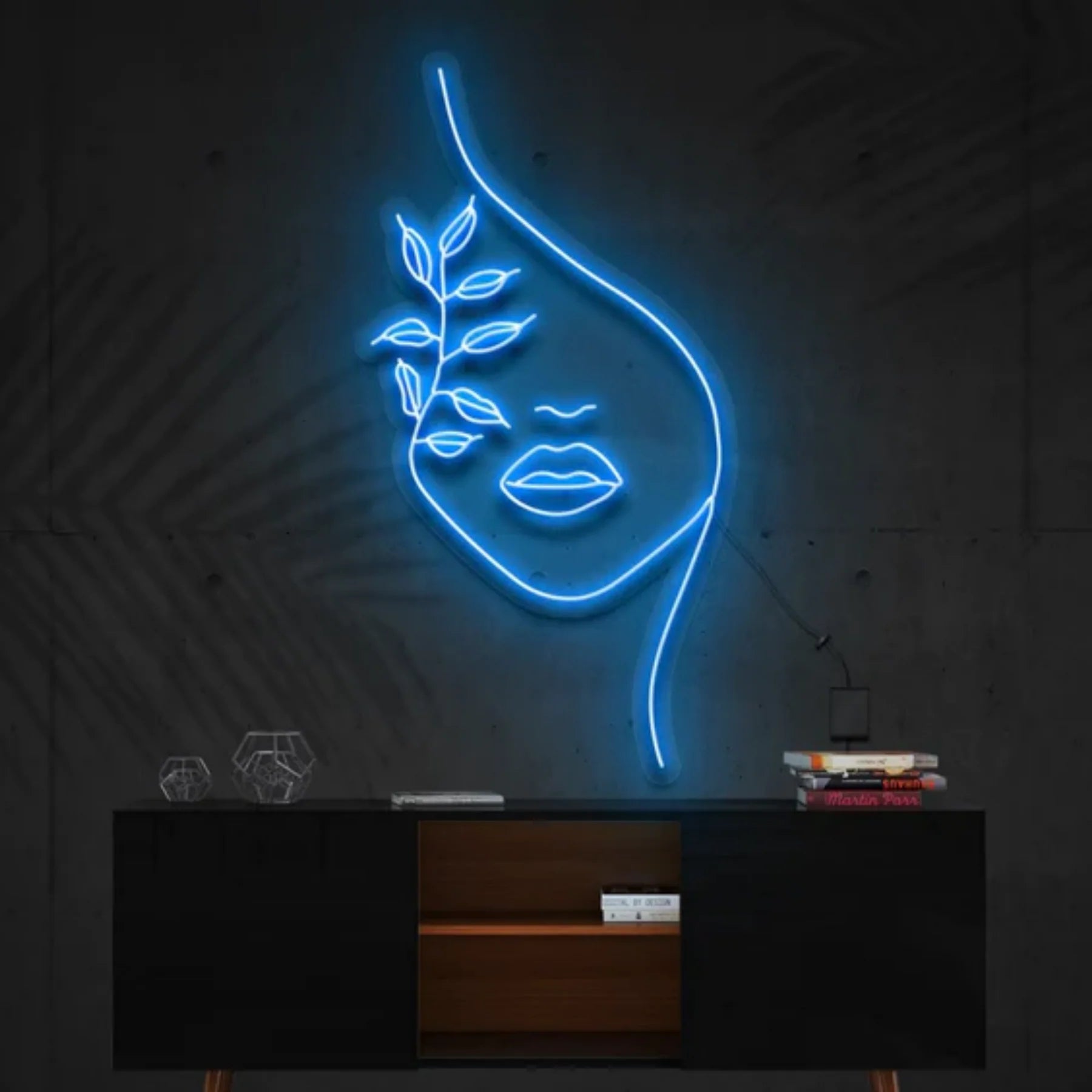 Natur Neon Kunstwerk