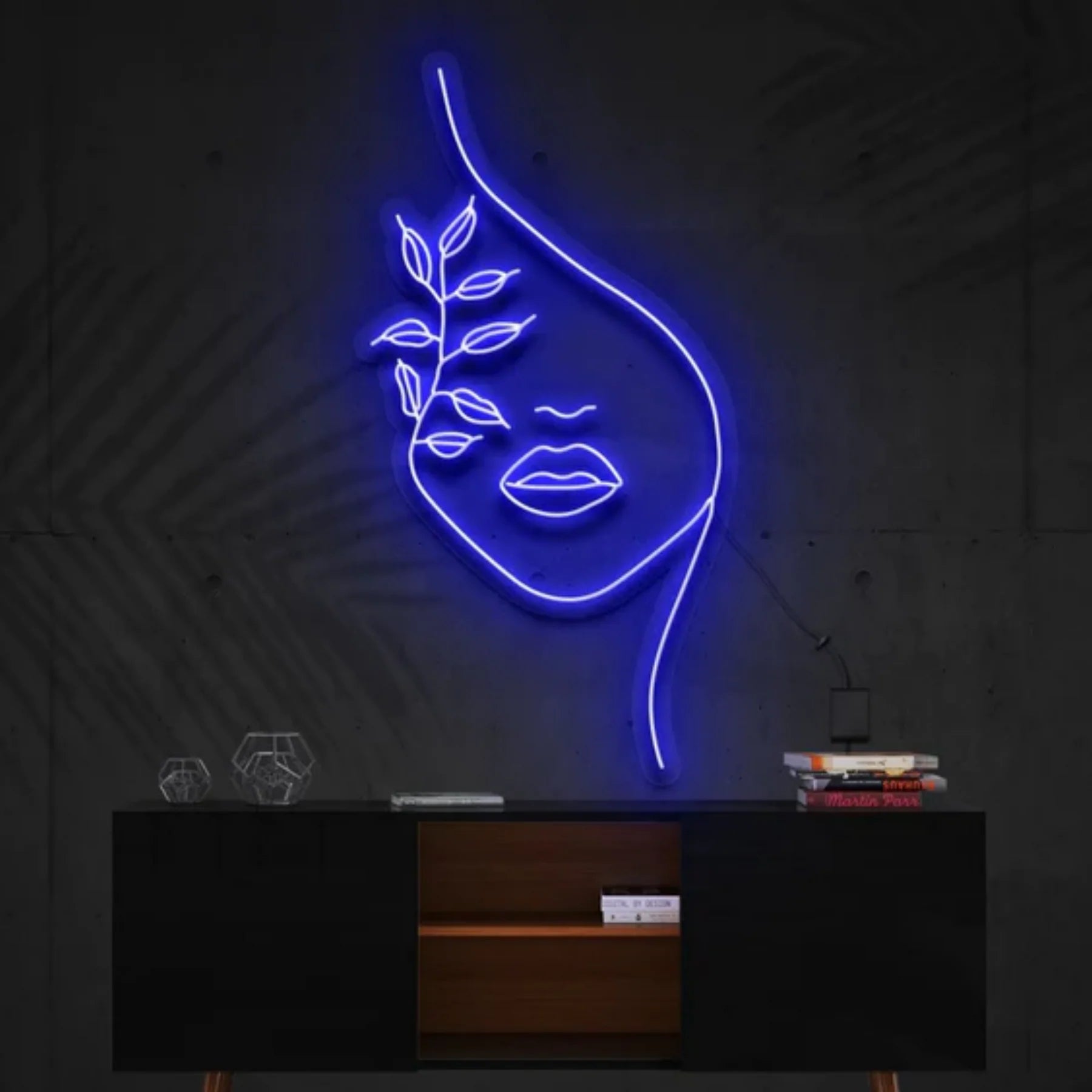 Natur Neon Kunstwerk