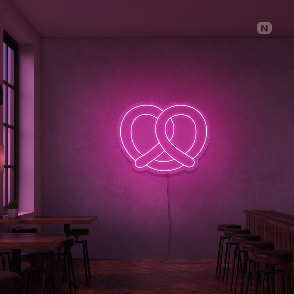 Neon Schild Bäcker