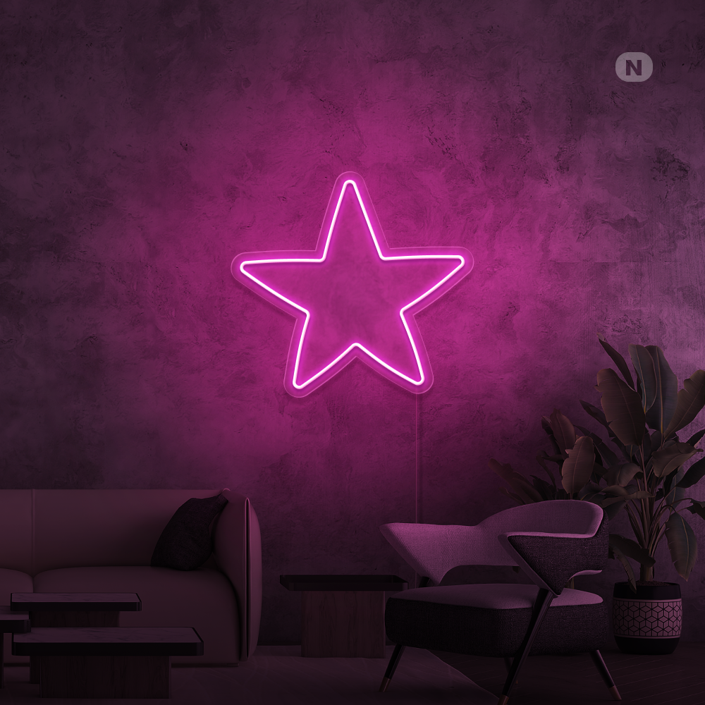 Neon Schild Stern