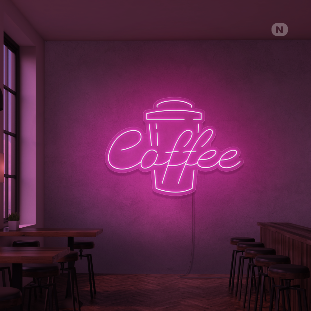 Neon Schild Coffee