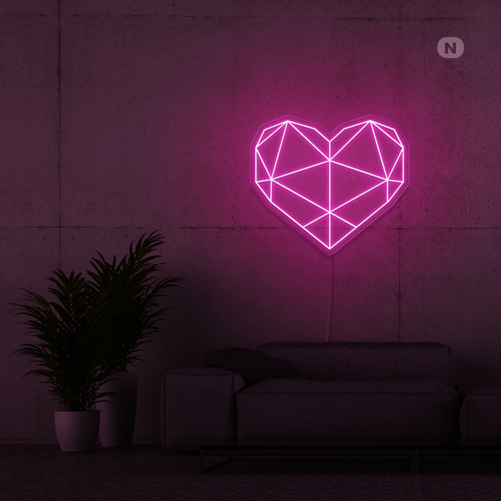 Neon Schild Herz