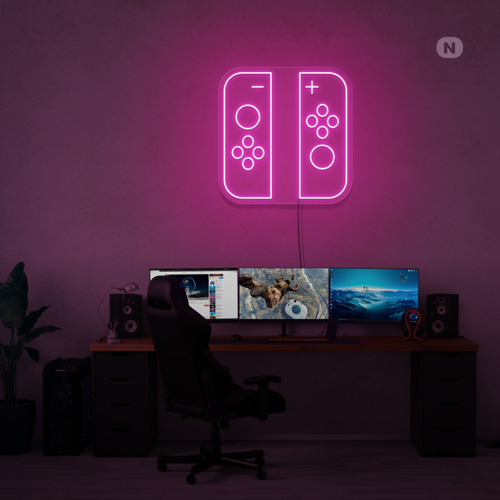 Neon Schild Spielen