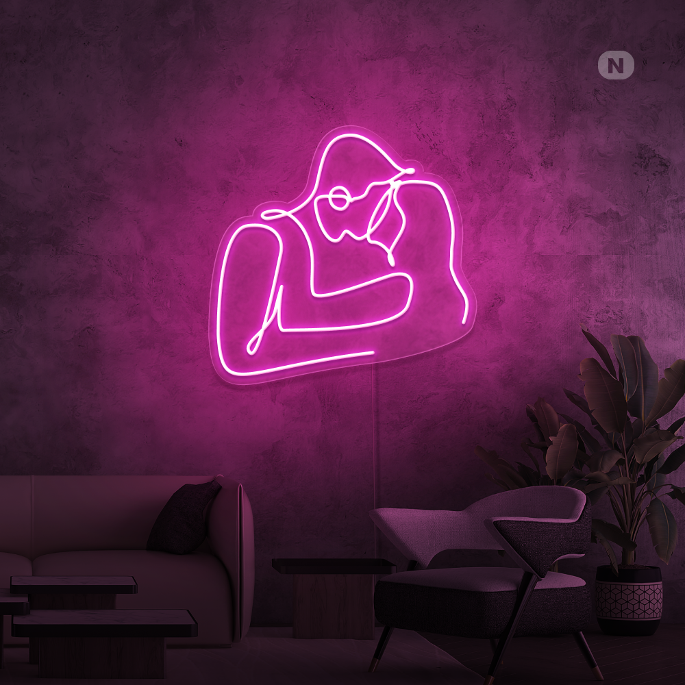 Neon Schild Liebespaar