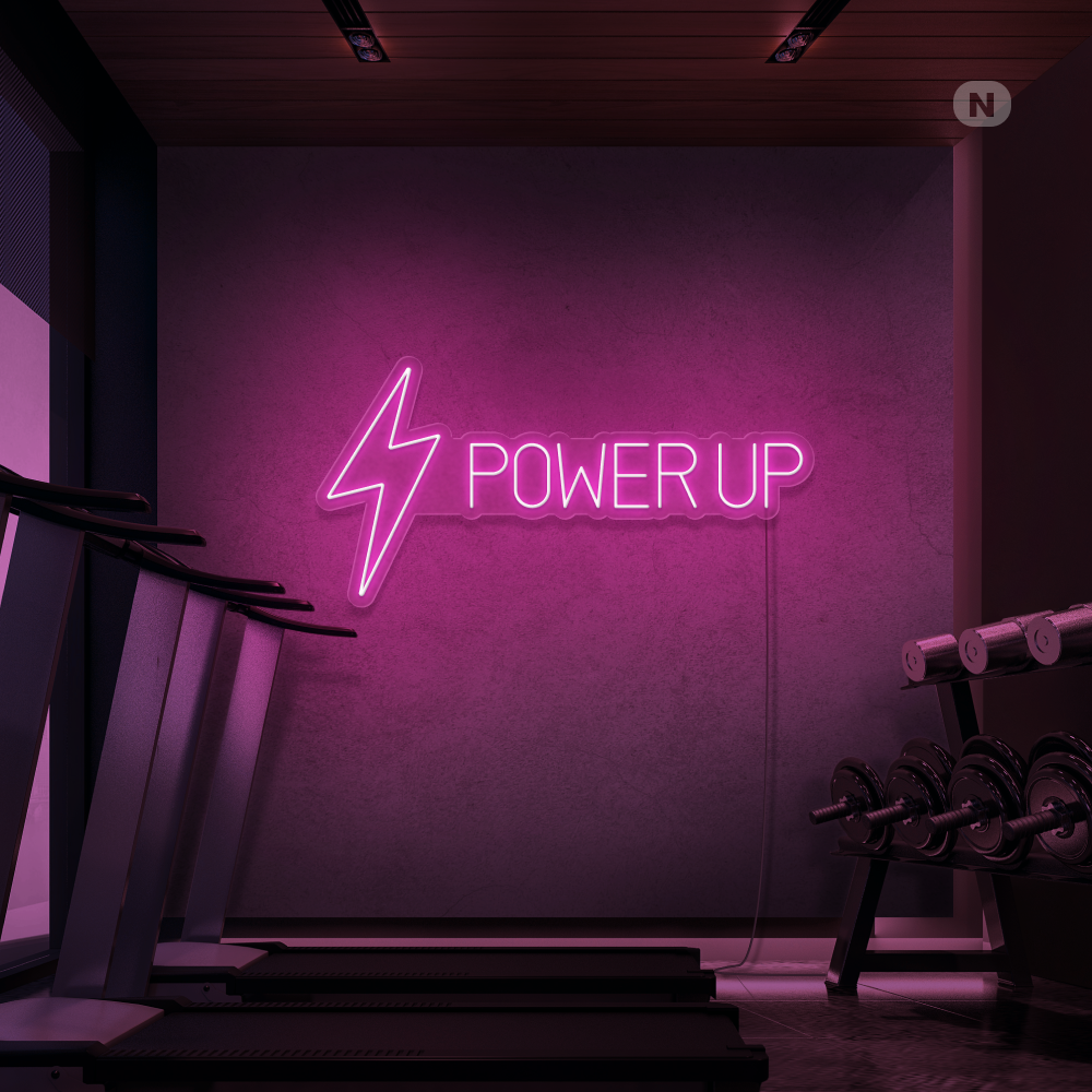 Neon Schild Power Up
