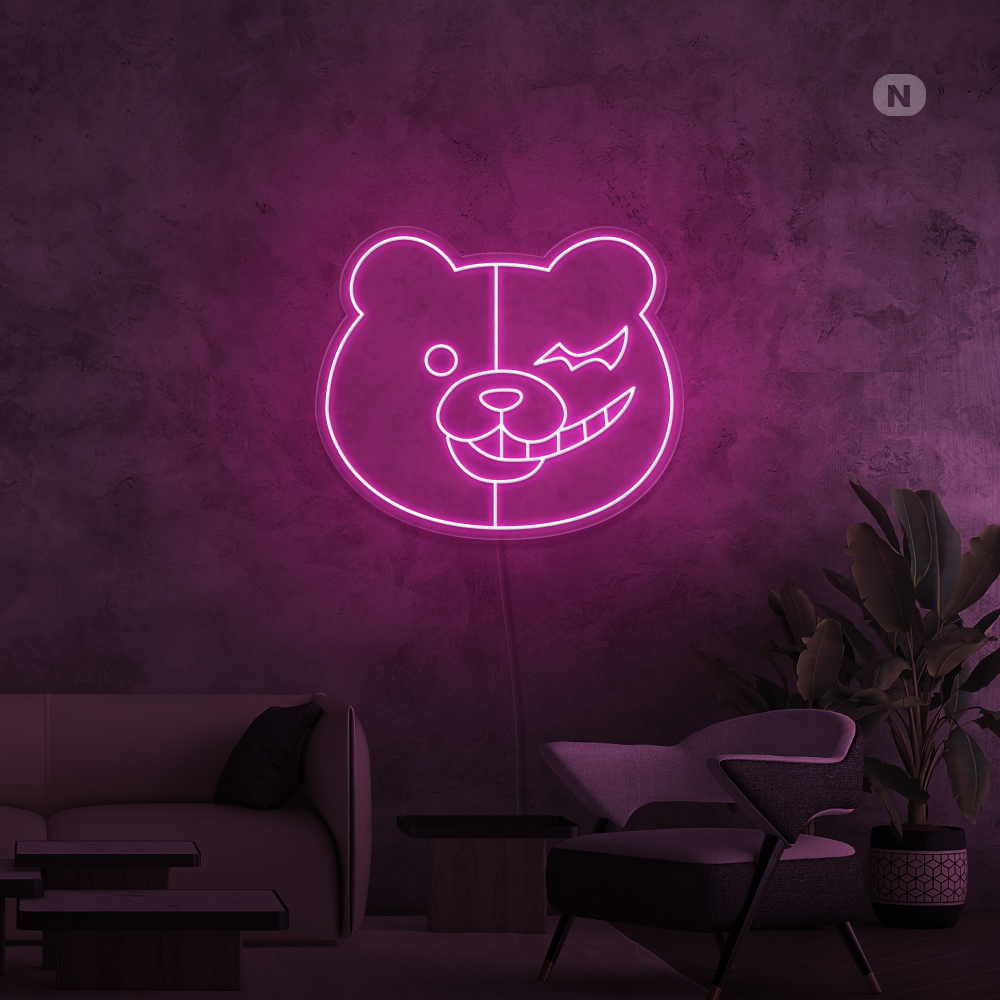Neon Schild Bär