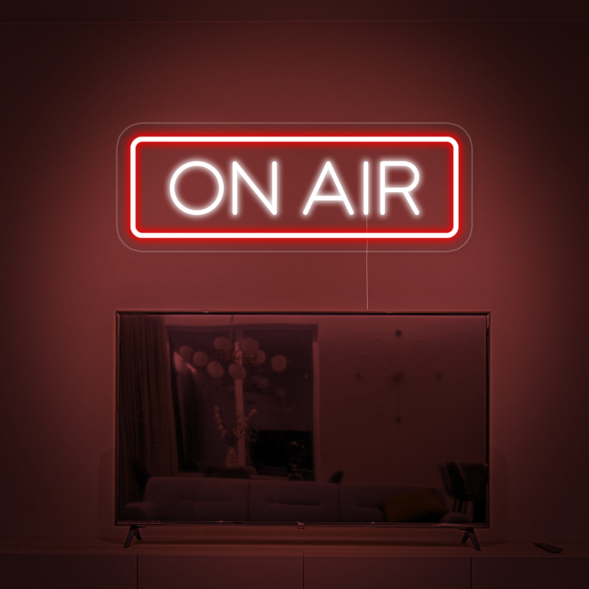"ON AIR" NEON-BUCHSTABEN