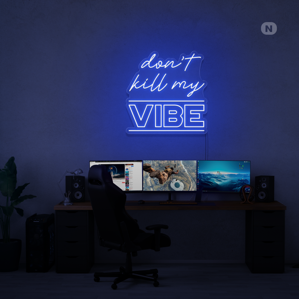Neon Schild Vibe