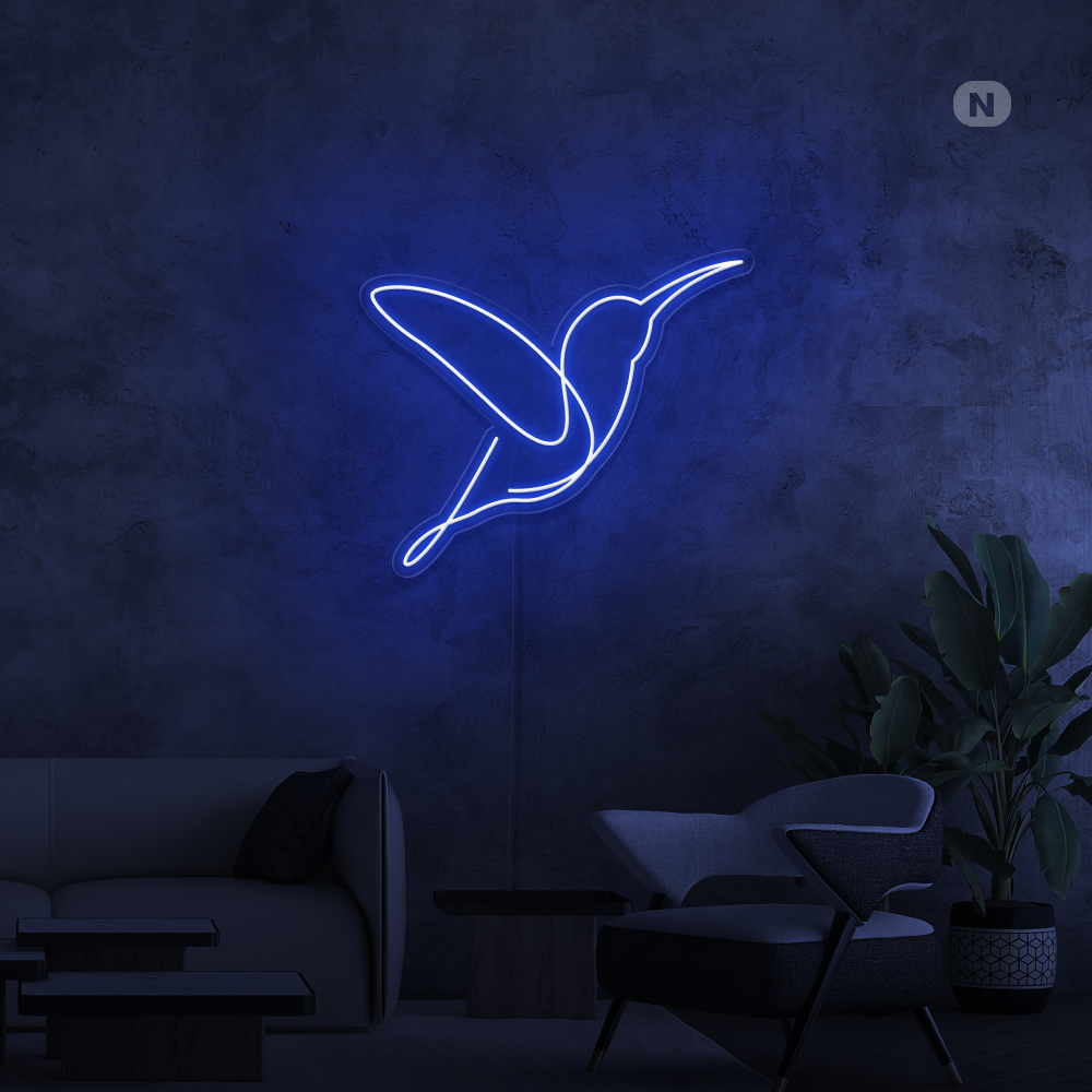 Neon Schild Künstlerischer Vogel
