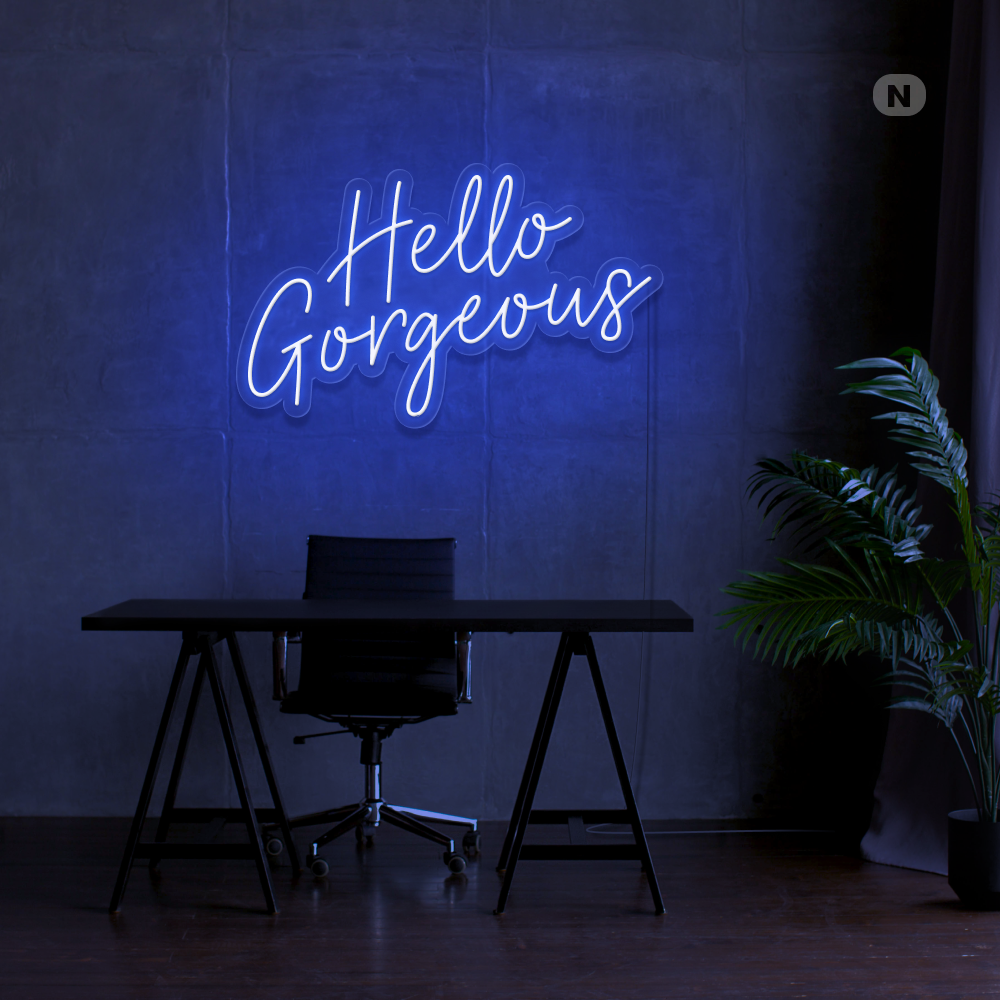 Neon Schild Hello Gorgeous