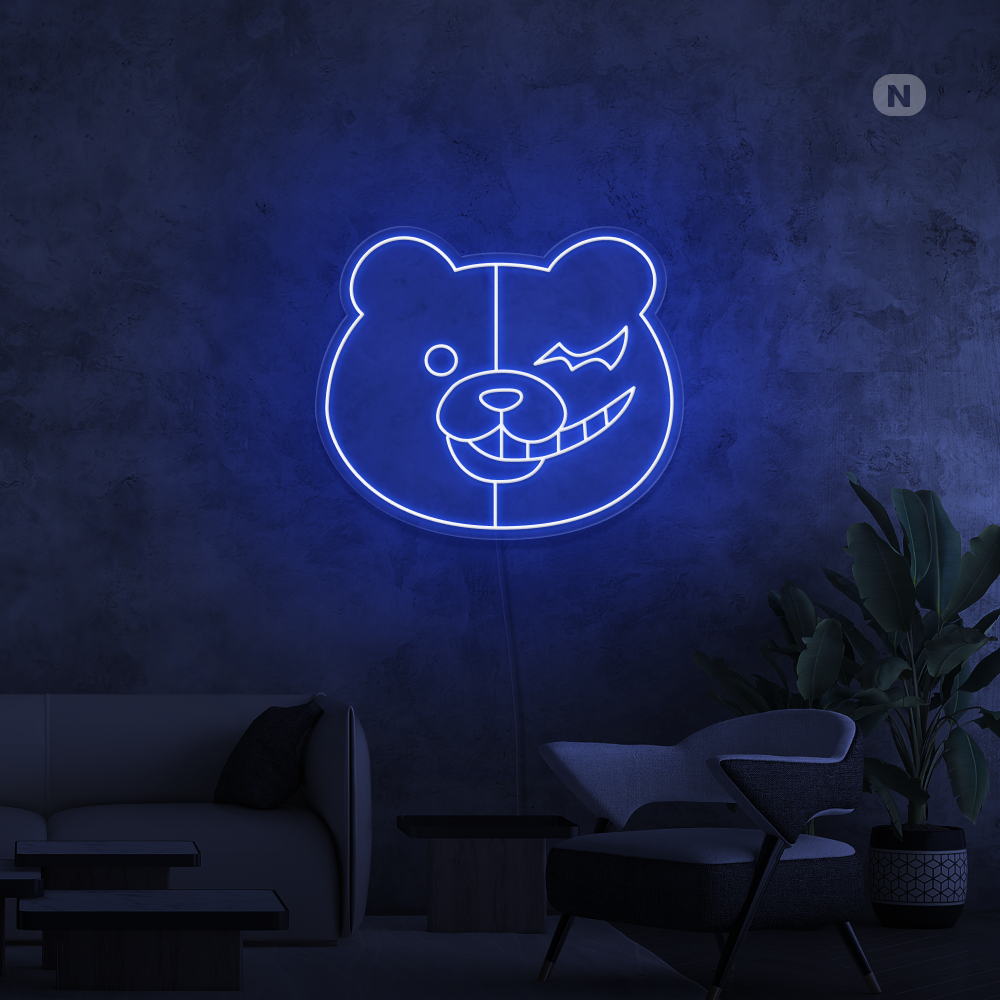 Neon Schild Bär