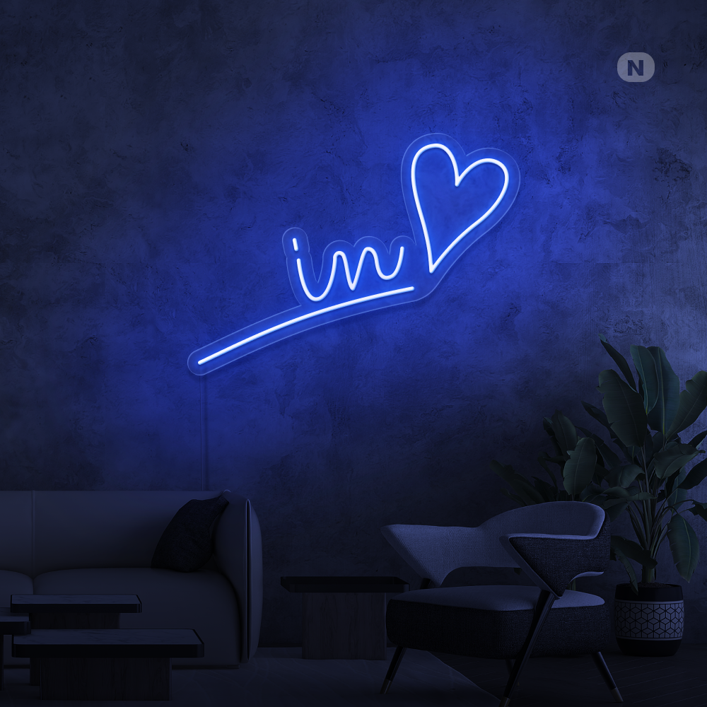 Neon Schild Verliebt