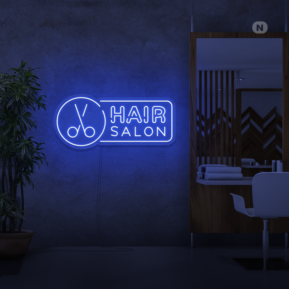 Neon Schild Hair Salon