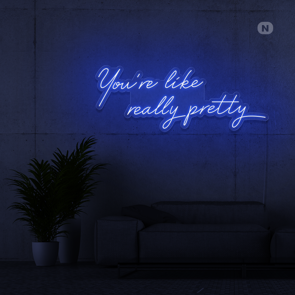 Neon Schild Life Quote