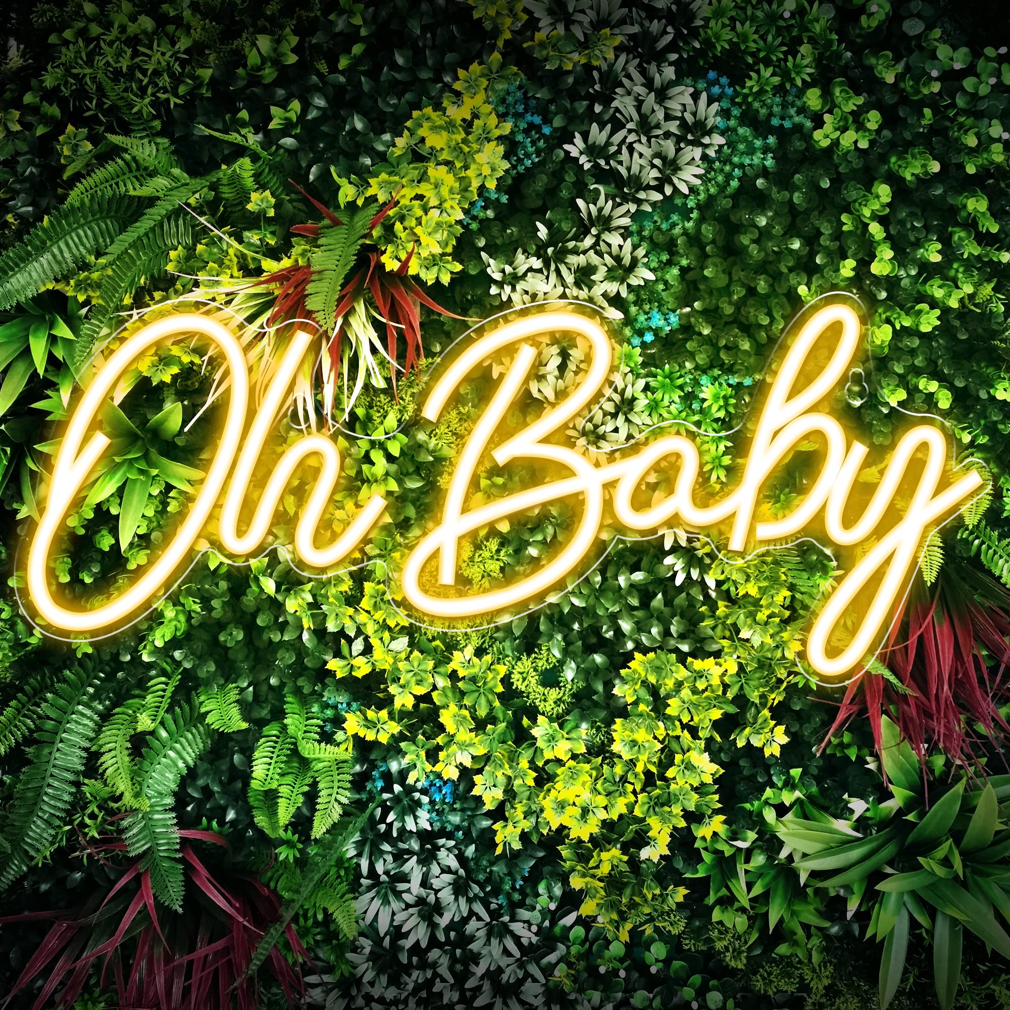 „Oh Baby“-Leuchtreklame