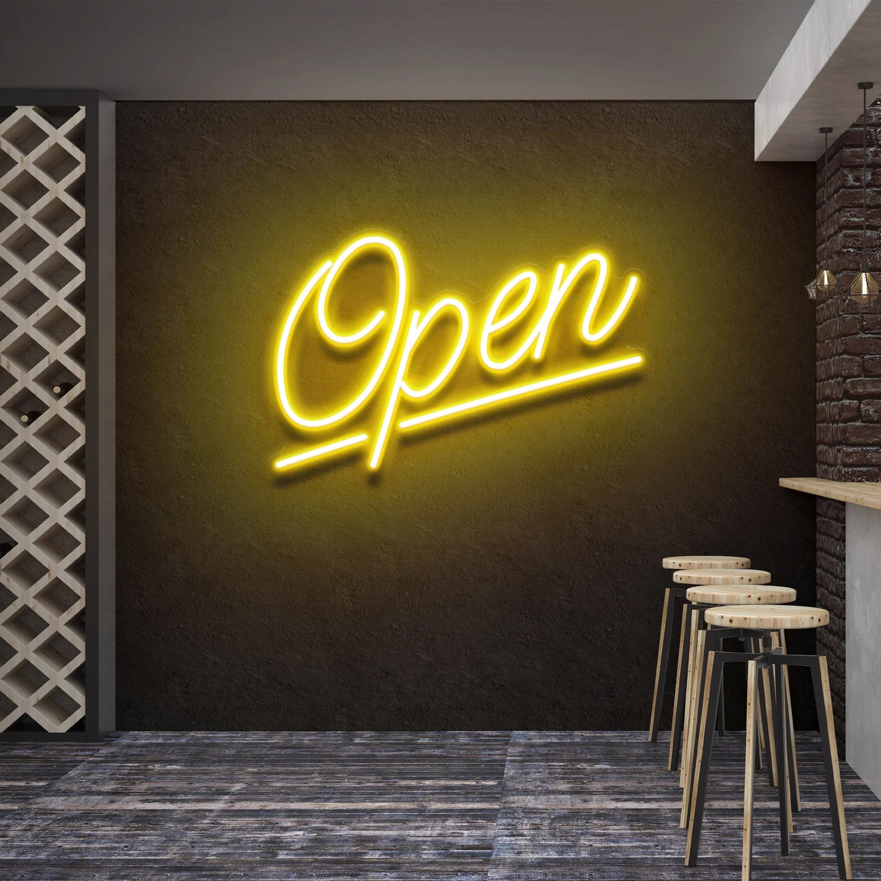 „Open“ 2 LED Neonschildleuchte – Perfekte Beleuchtung für Ihr Geschäft