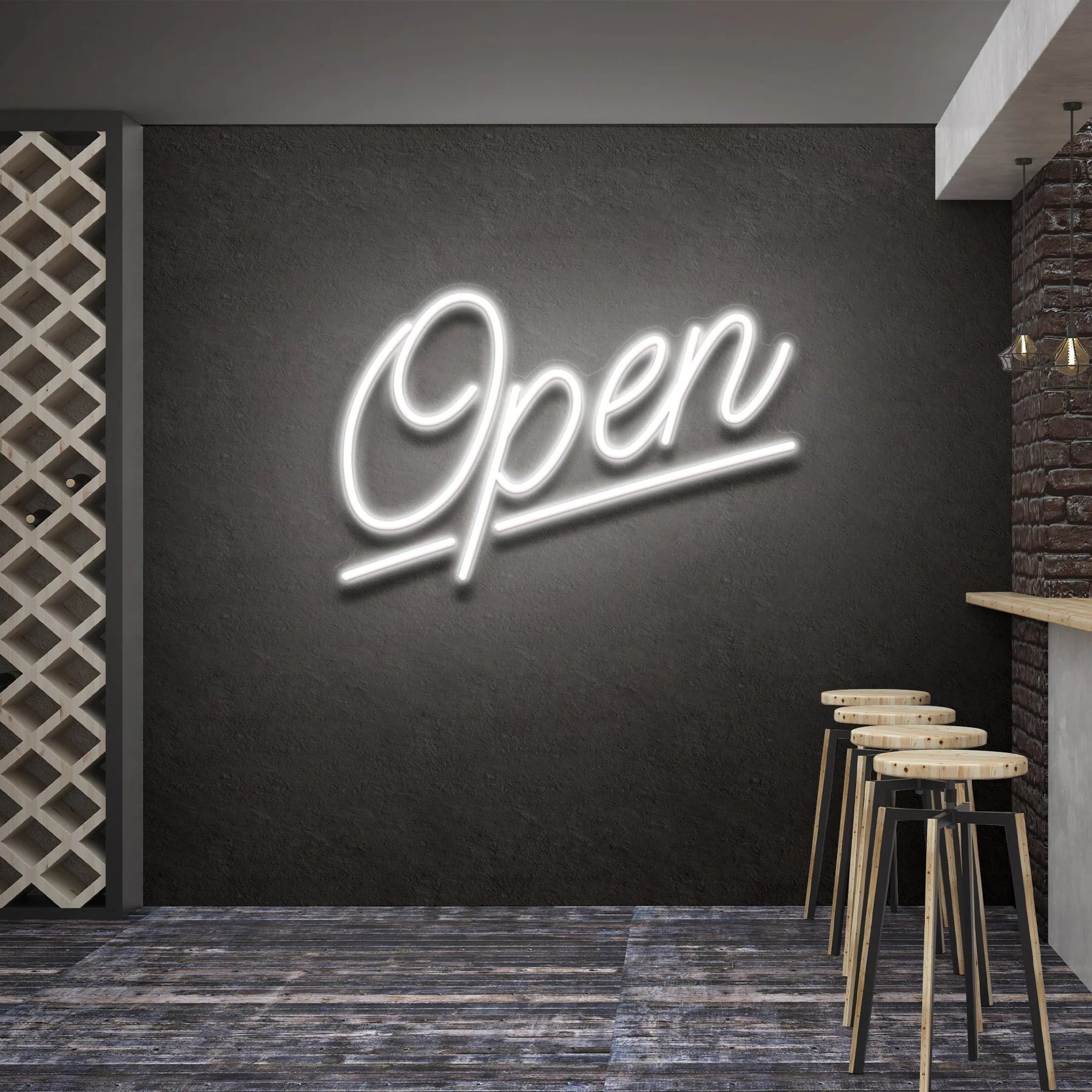 „Open“ 2 LED Neonschildleuchte – Perfekte Beleuchtung für Ihr Geschäft