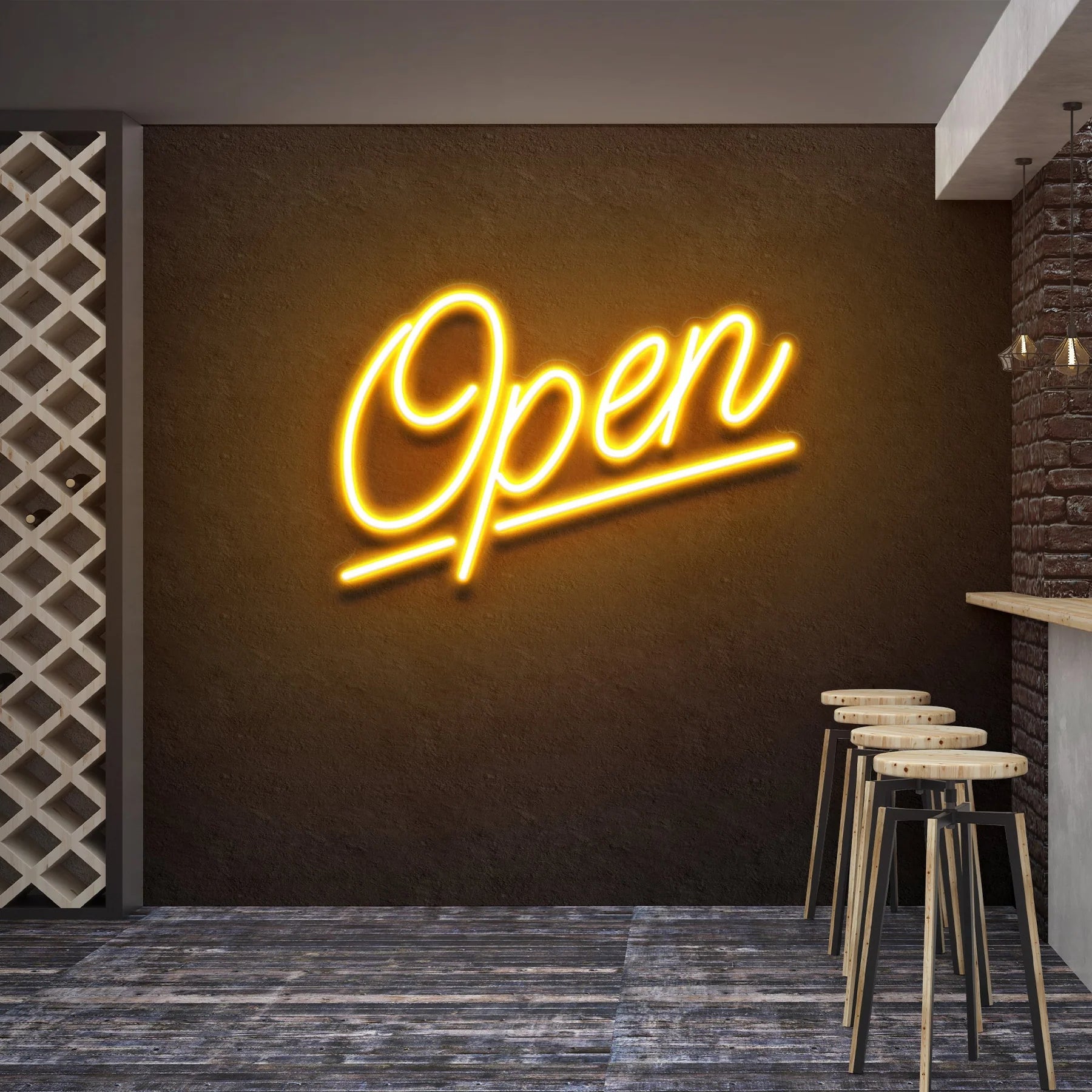 „Open“ 2 LED Neonschildleuchte – Perfekte Beleuchtung für Ihr Geschäft