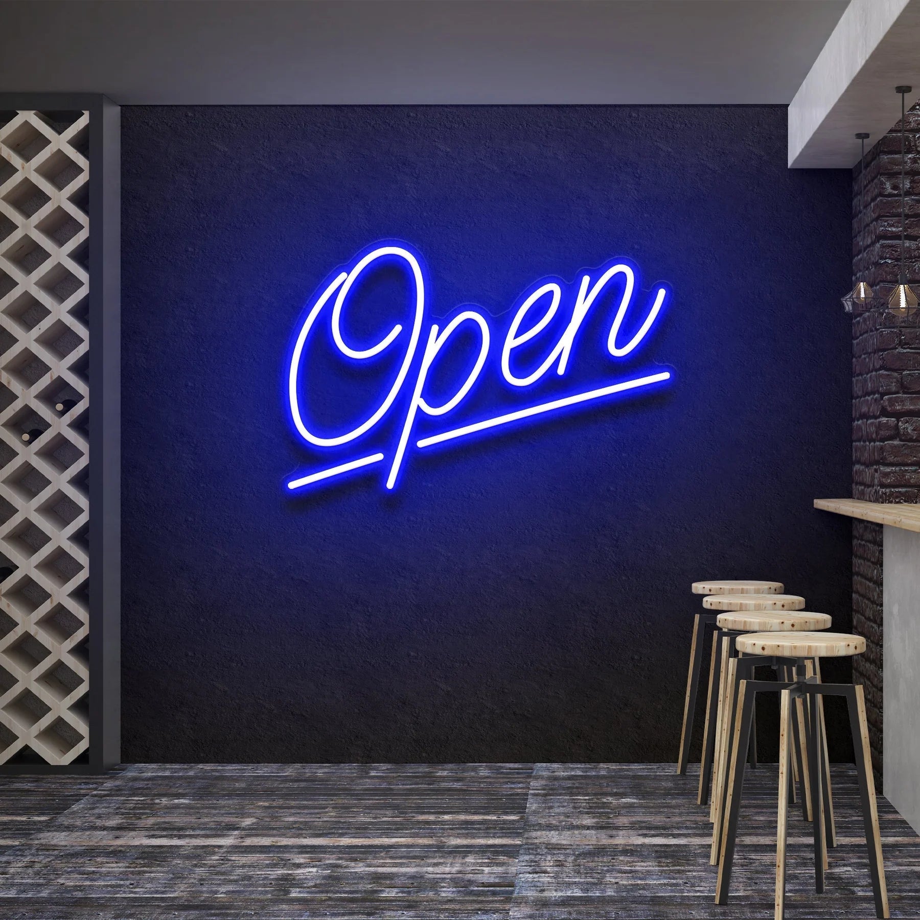 „Open“ 2 LED Neonschildleuchte – Perfekte Beleuchtung für Ihr Geschäft
