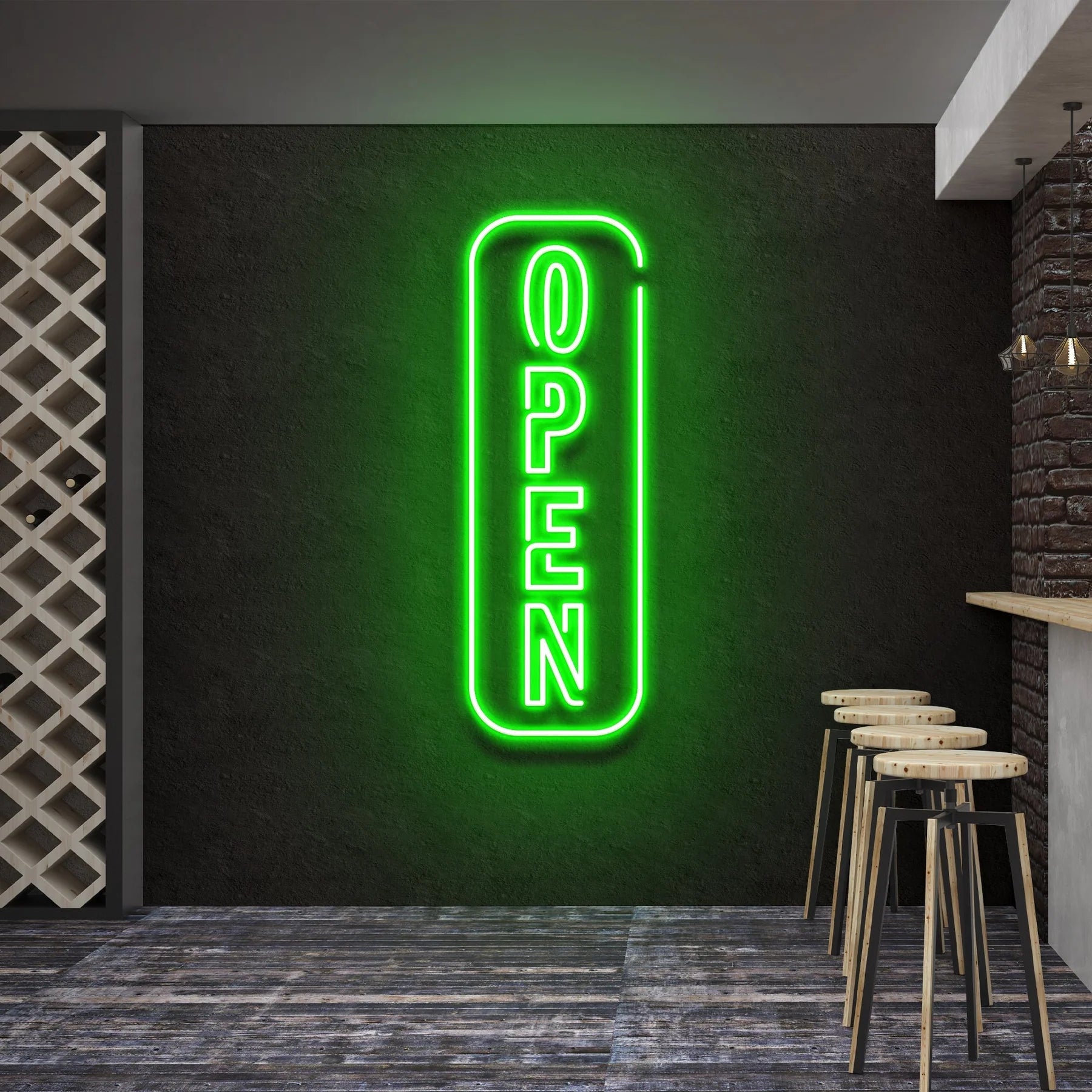 „Open“ 5-LED-Neonschildlicht – Ihre perfekte Einladung für Kunden