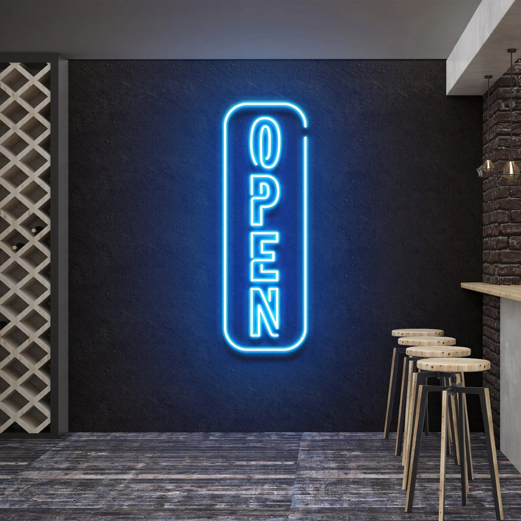 „Open“ 5-LED-Neonschildlicht – Ihre perfekte Einladung für Kunden