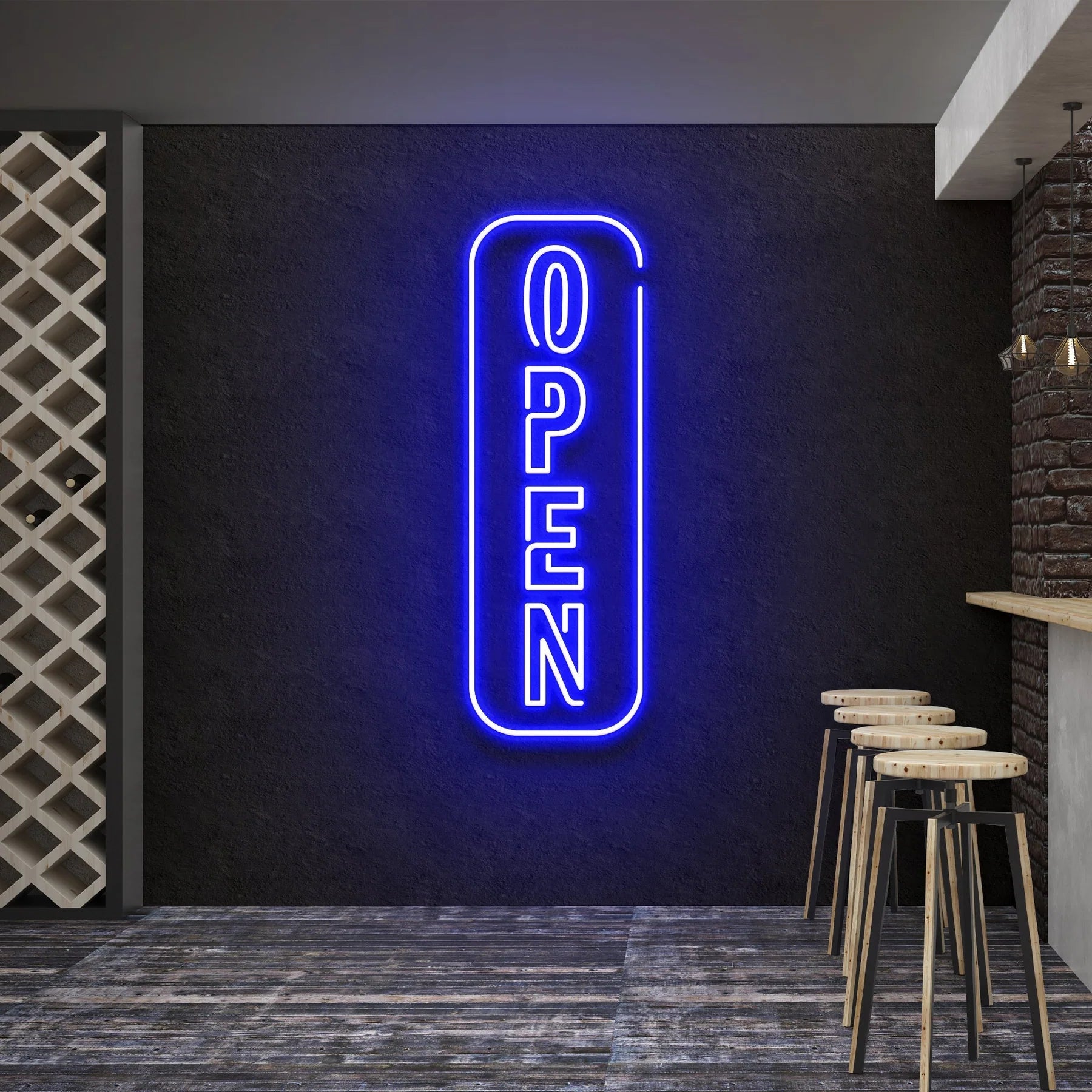 „Open“ 5-LED-Neonschildlicht – Ihre perfekte Einladung für Kunden