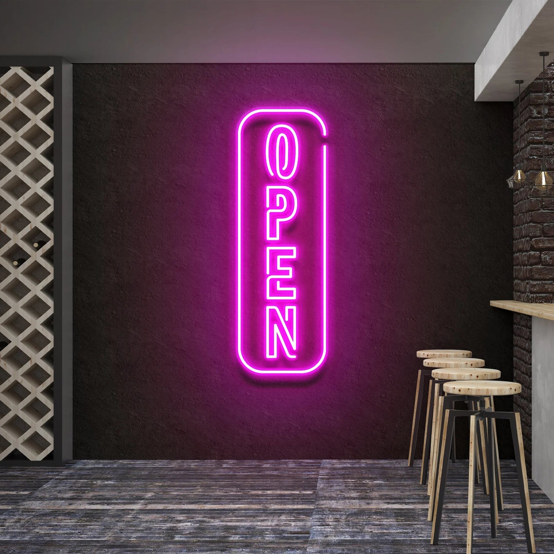 „Open“ 5-LED-Neonschildlicht – Ihre perfekte Einladung für Kunden