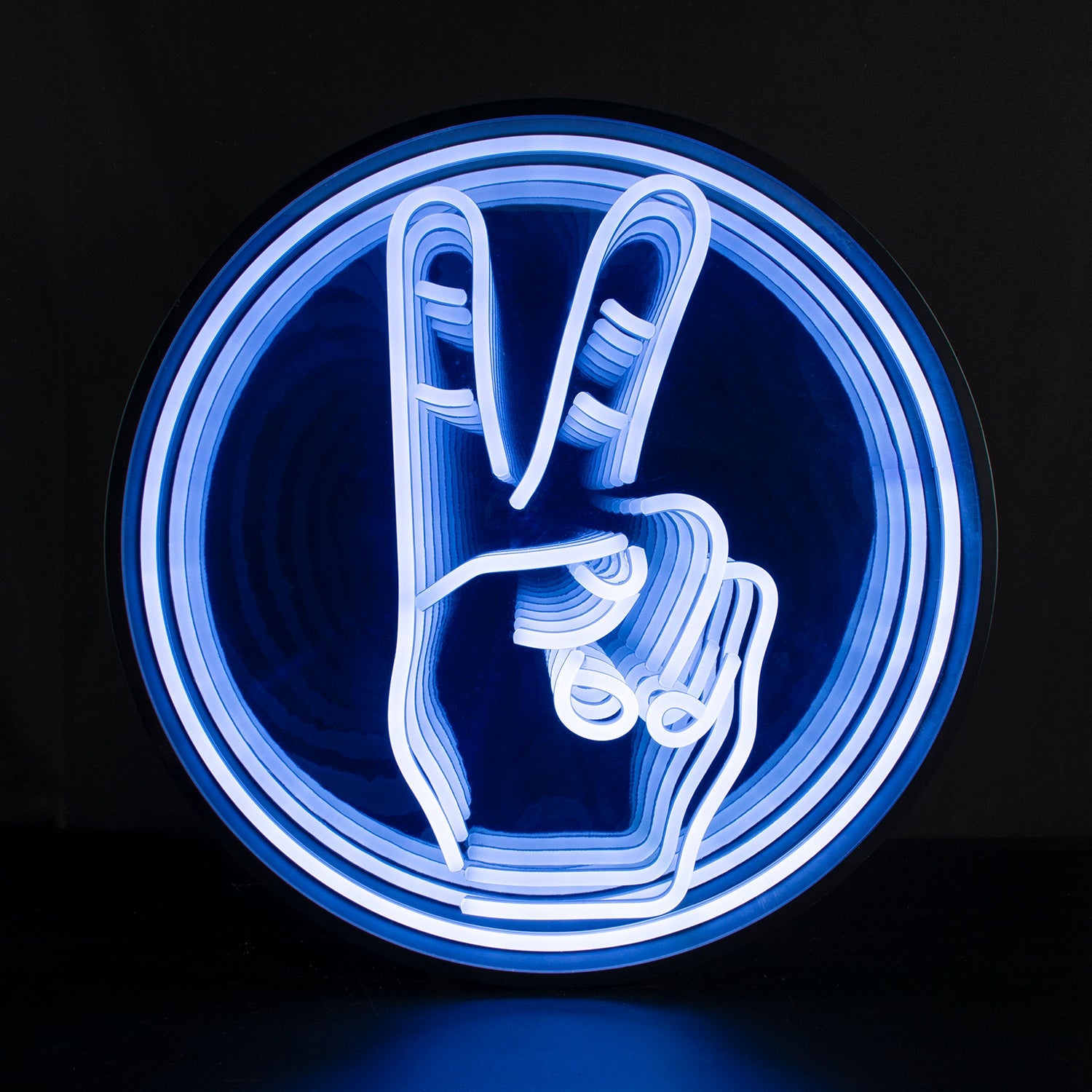 "Frieden" 3D Unendlichkeits LED Neonschrift
