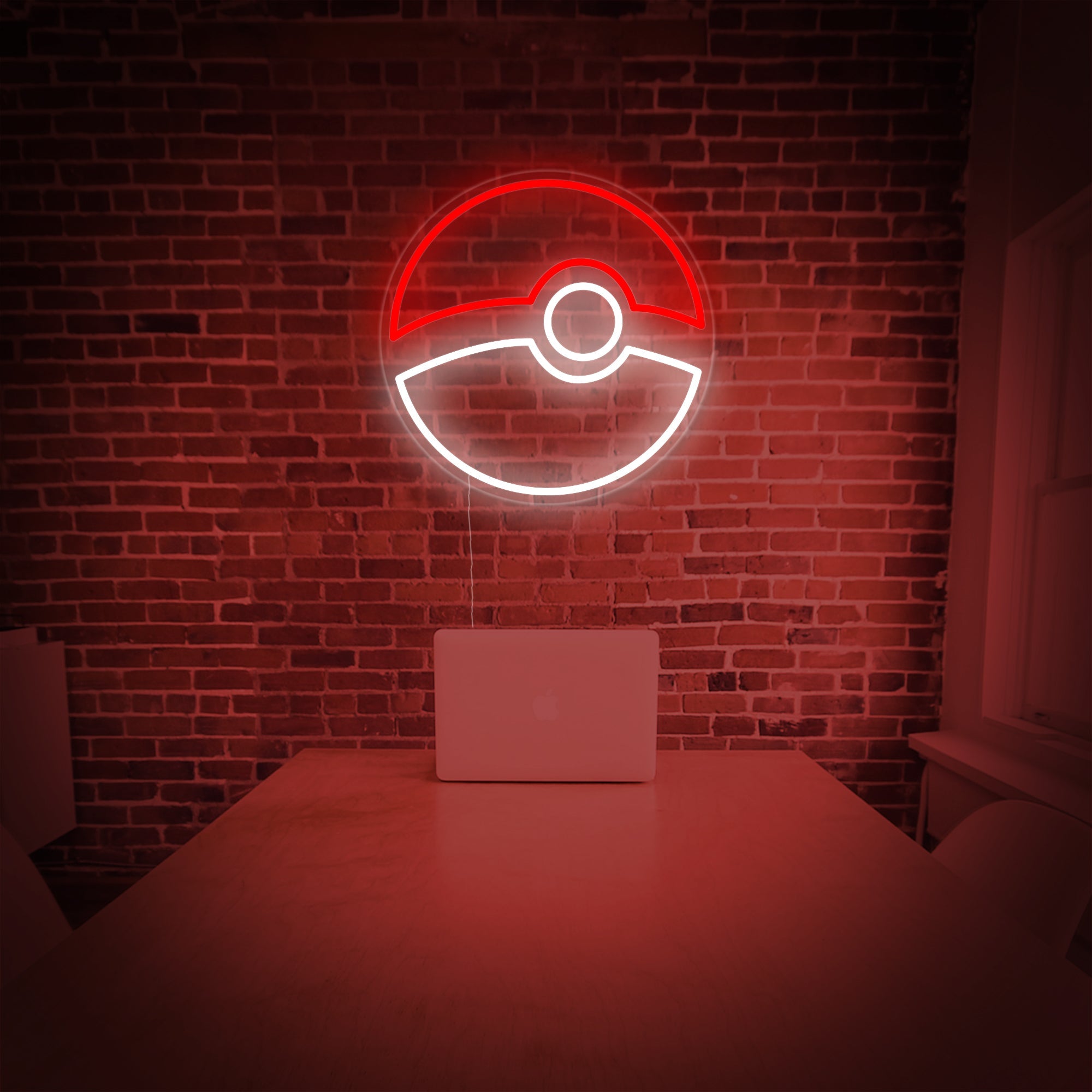 "Pokeball" Neonschrift