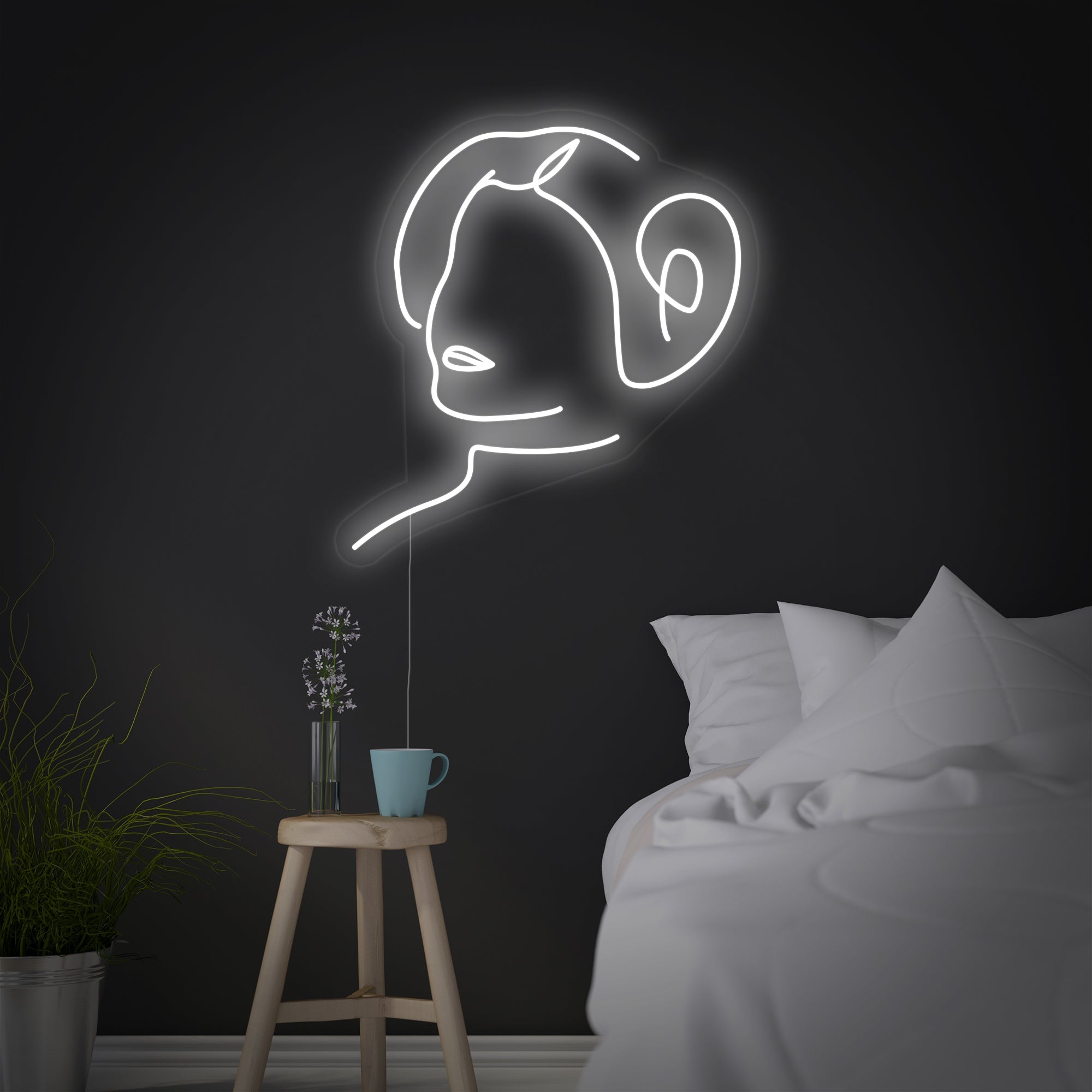 "Prinzessin Leia" Neonschrift