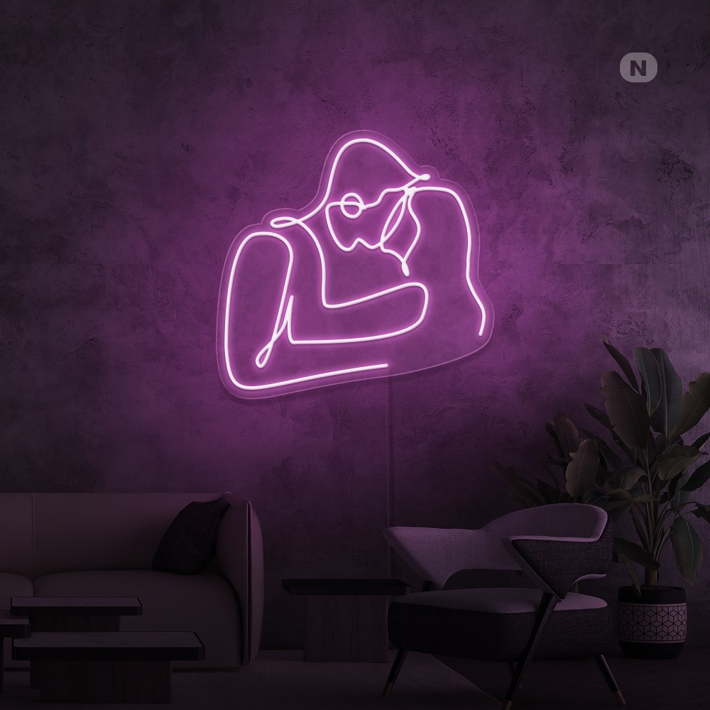 Neon Schild Liebespaar