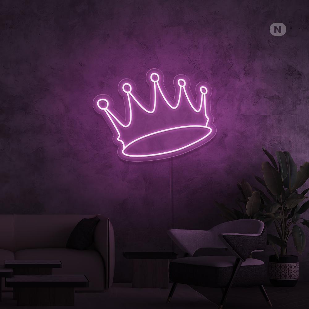 Neon Schild Krone