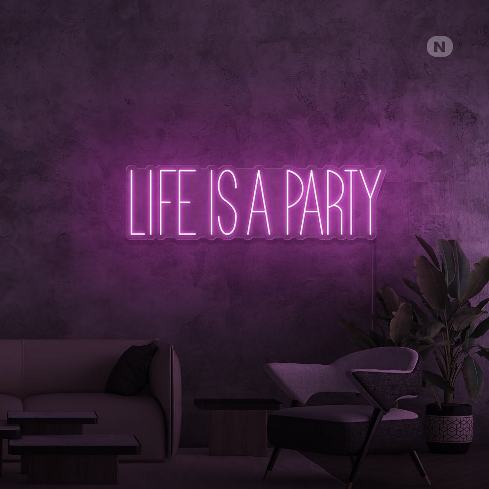 Neon Schild Party