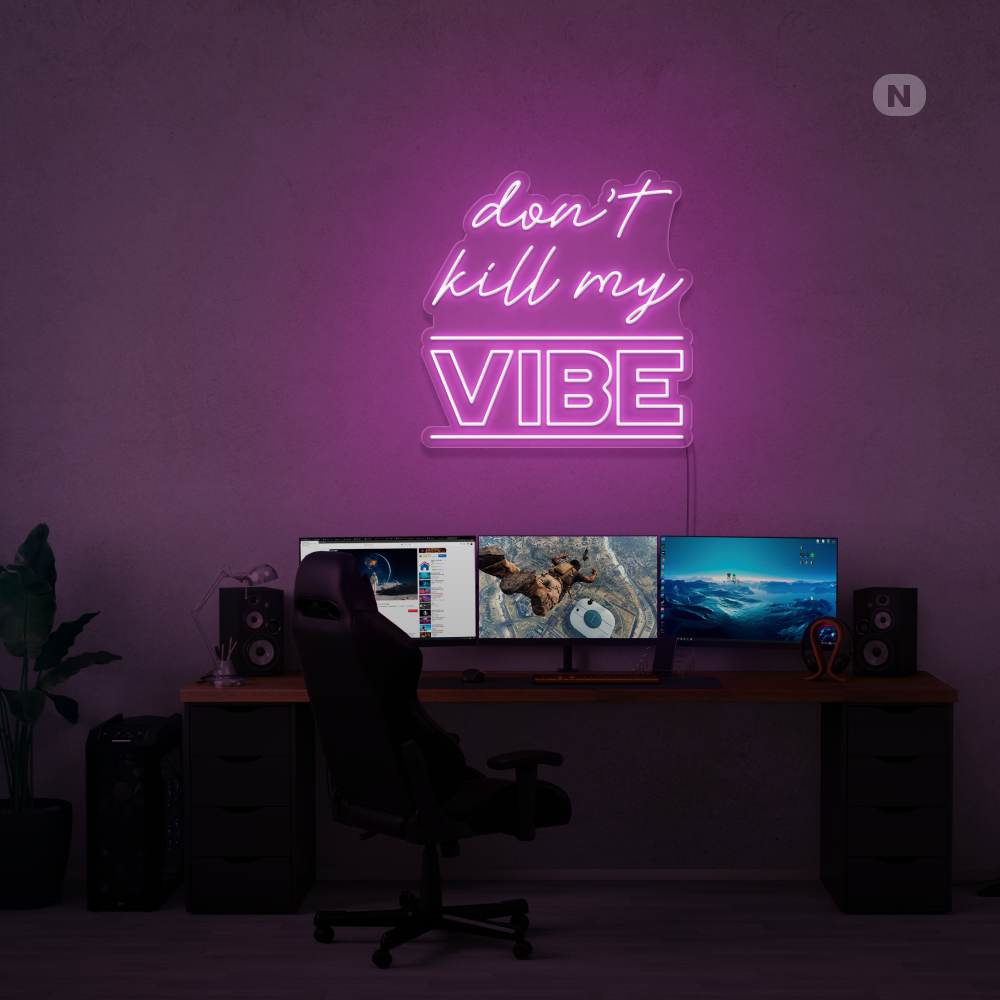 Neon Schild Vibe