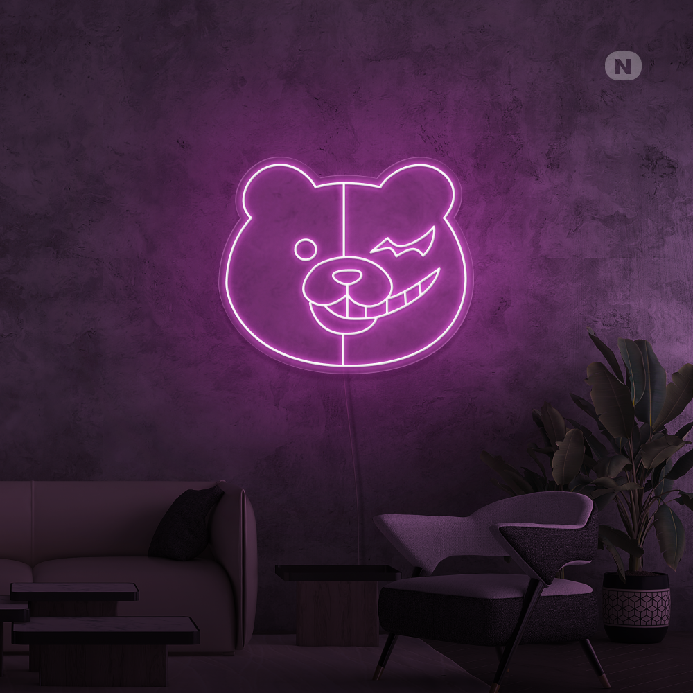 Neon Schild Bär