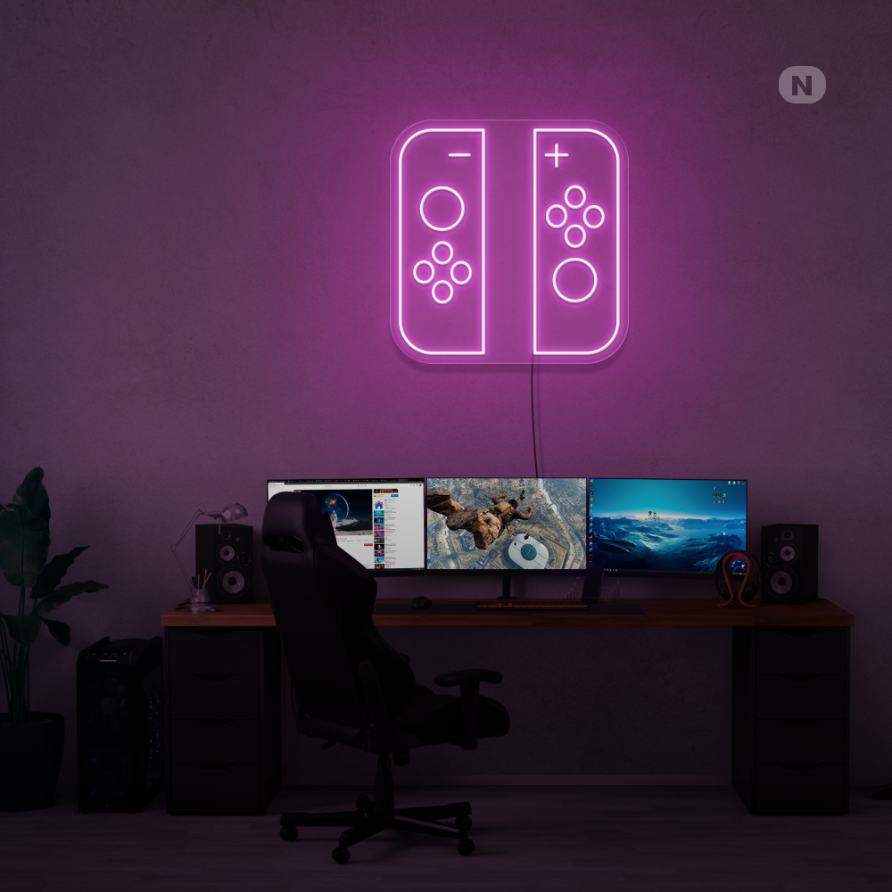 Neon Schild Spielen