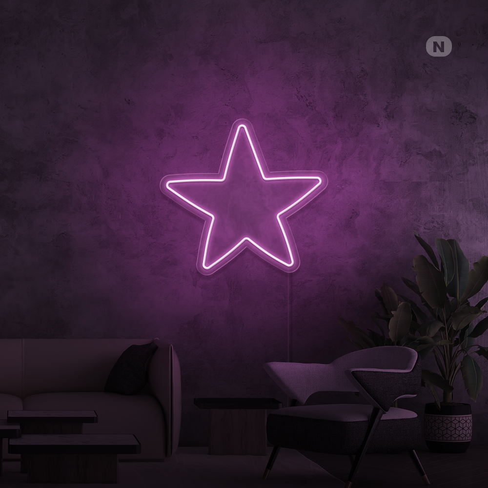 Neon Schild Stern