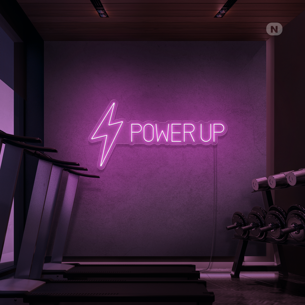 Neon Schild Power Up