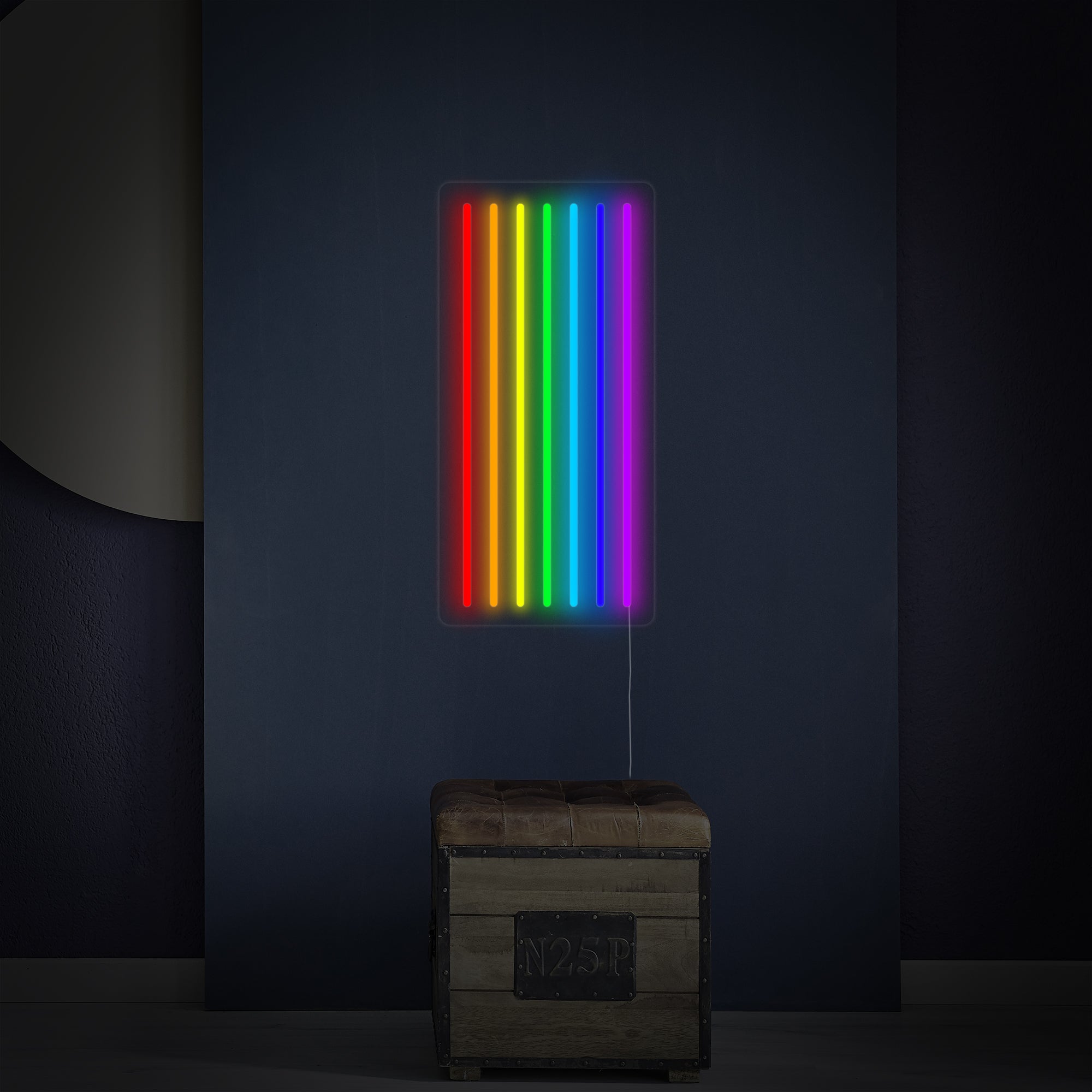 "Regenbogenflagge Lgbt-Stolz Einzigartig" Neonschrift