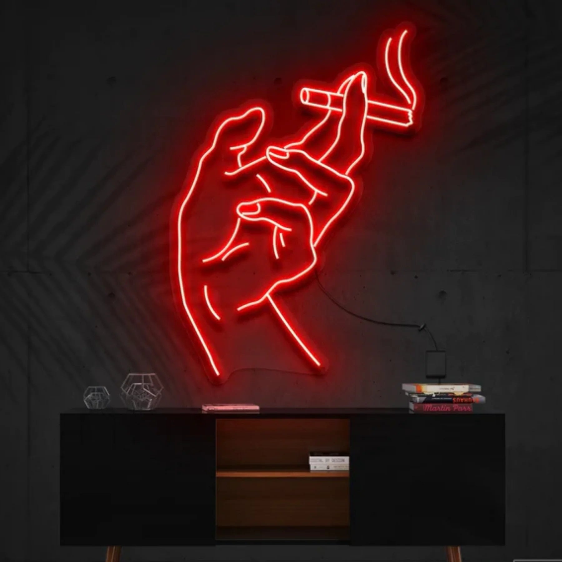 Raucher bekommt Neonkunst – Ihr persönliches Raucher-Paradies in Neon